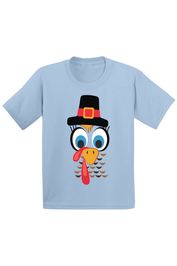 Thanksgiving Shirt for Baby Infant Turkey Face T-shirt