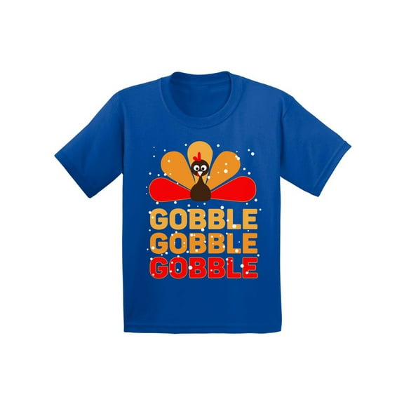 Awkward Styles Thanksgiving Shirts for Boys Toddler Gobble Gobble T-shirt