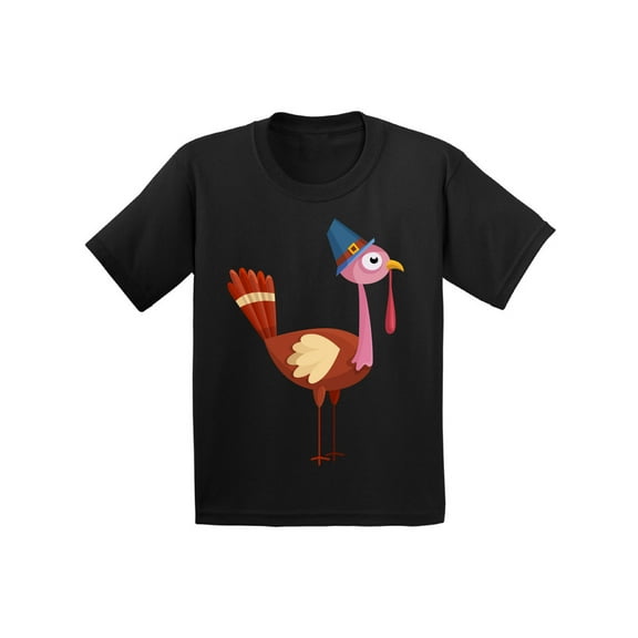 Awkward Styles Thanksgiving Shirts for Girls Kids Turkey T-shirt