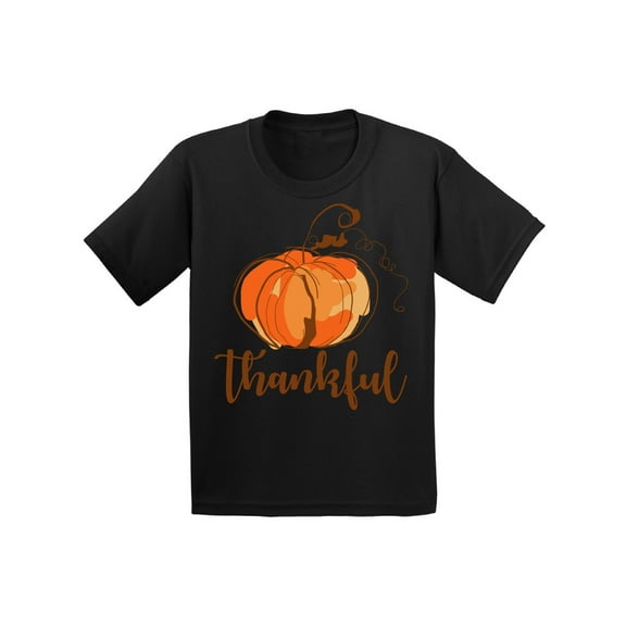 Awkward Styles Thanksgiving Shirts for Kids Youth Thankful T-shirt