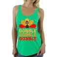 thumbnail image 1 of Awkward Styles Thanksgiving Sleeveless Shirt Gobble Turkey Racerback Tank Tops, 1 of 4