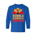 thumbnail image 1 of Awkward Styles Thanksgiving Sweater for Boys Youth Gobble Gobble Long Sleeve Shirt, 1 of 4