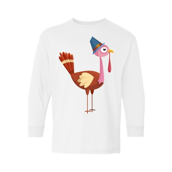 Awkward Styles Kids Thanksgiving Sweaters Youth Turkey Long Sleeve Shirt