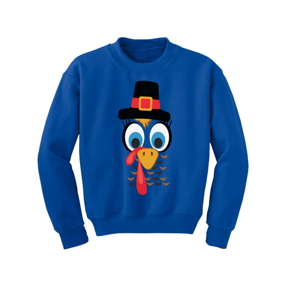 Awkward Styles Thanksgiving Sweater for Girls Turkey Face Sweatshirt