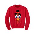 thumbnail image 1 of Awkward Styles Thanksgiving Sweater for Girls Turkey Face Sweatshirt, 1 of 4