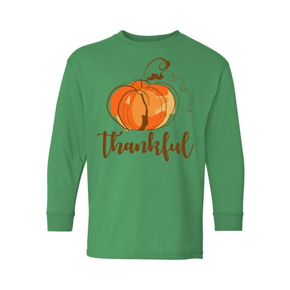 Awkward Styles Thanksgiving Sweater for Boys Youth Thankful Long Sleeve Shirt