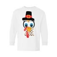 thumbnail image 1 of Awkward Styles Thanksgiving Sweater for Kids Youth Turkey Face Long Sleeve Shirt, 1 of 4
