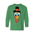 thumbnail image 1 of Awkward Styles Thanksgiving Sweater for Kids Youth Turkey Face Long Sleeve Shirt, 1 of 4