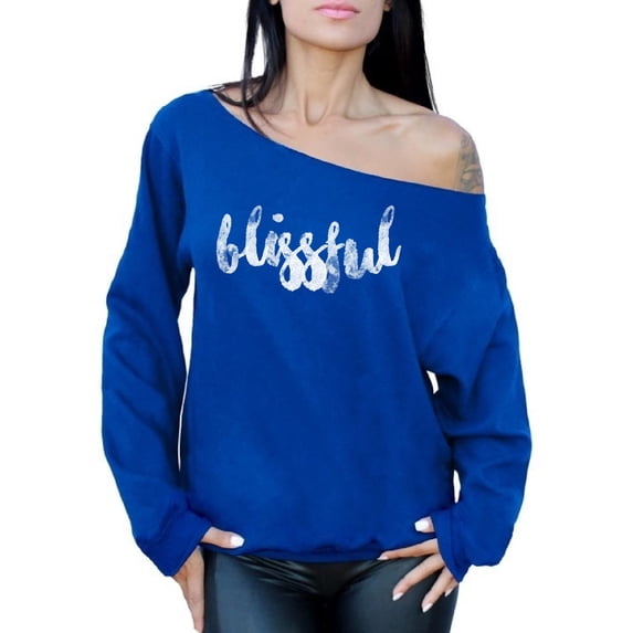 Awkward Styles Thanksgiving Sweatshirt Blissful Off Shoulder Tops For Women