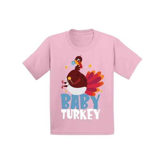 Awkward Styles Thanksgiving T-Shirt Baby Turkey Toddler Shirt