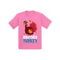 thumbnail image 1 of Awkward Styles Thanksgiving T-Shirt Brother Turkey Kids T Shirts, 1 of 4