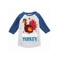 thumbnail image 1 of Awkward Styles Thanksgiving T-Shirt Brother Turkey Raglan Shirt Kids, 1 of 4
