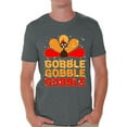 thumbnail image 1 of Awkward Styles Thanksgiving T-Shirt Gobble Turkey T Shirts for Men, 1 of 4