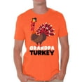 thumbnail image 1 of Awkward Styles Thanksgiving T-Shirt Grandpa Turkey Shirts for Men, 1 of 4