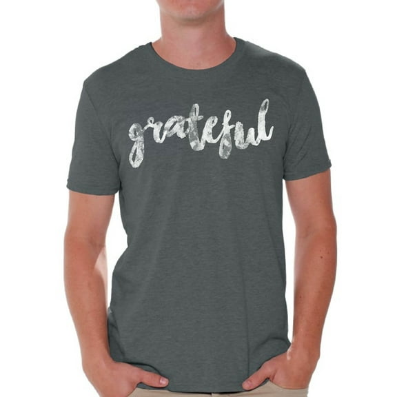 Awkward Styles Thanksgiving T-Shirt Grateful Shirts for Men