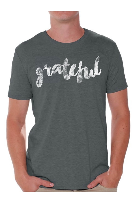 Thanksgiving T-Shirt Grateful Shirts for Men