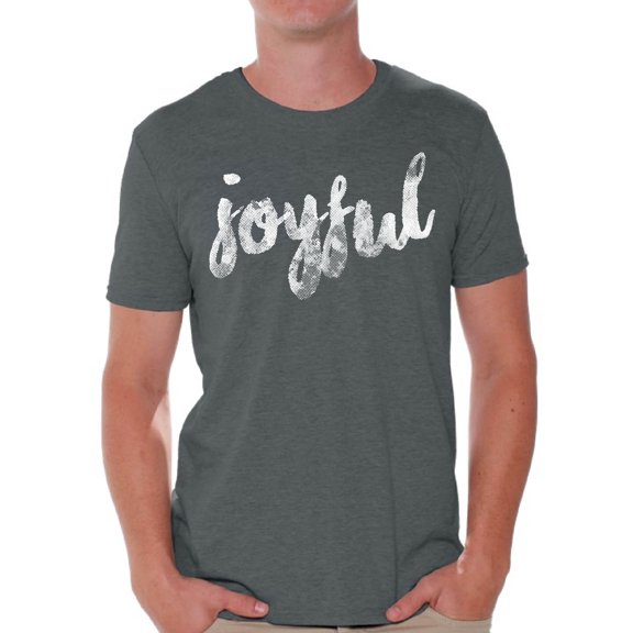 Awkward Styles Thanksgiving T-Shirt Joyful Shirts for Men