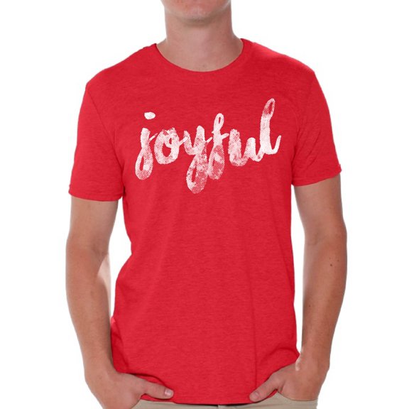 Awkward Styles Thanksgiving T-Shirt Joyful Shirts for Men