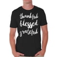 thumbnail image 1 of Awkward Styles Thanksgiving T-Shirt Thankful Blessed Grateful Shirts for Men, 1 of 4