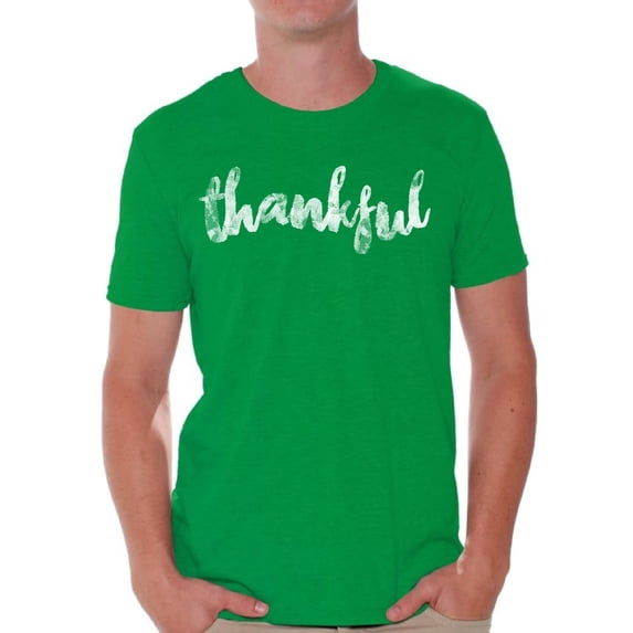 Awkward Styles Thanksgiving T-Shirt Thankful Shirts for Men