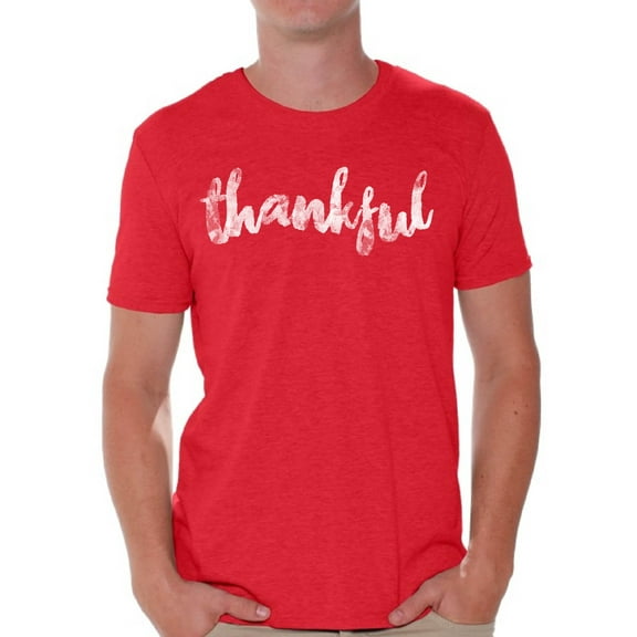 Awkward Styles Thanksgiving T-Shirt Thankful Shirts for Men