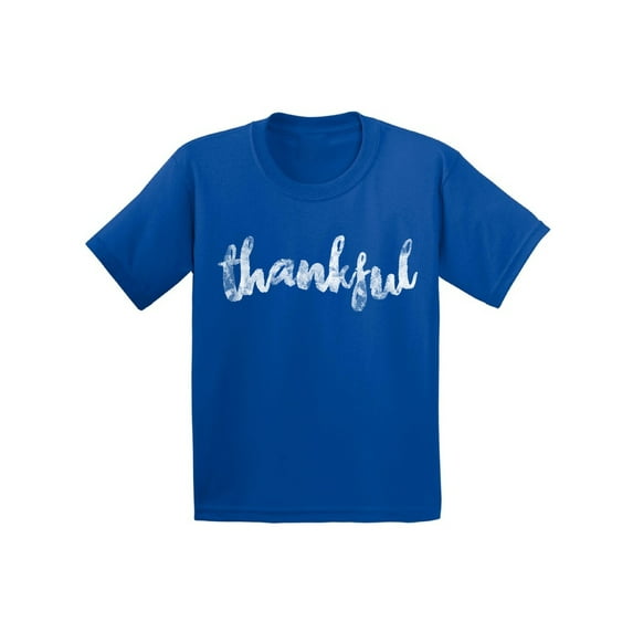Awkward Styles Happy Thanksgiving T-Shirt Thankful Toddler Shirt