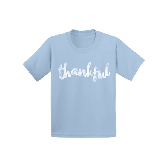 Awkward Styles Thanksgiving T-Shirt Thankful Toddler Shirt