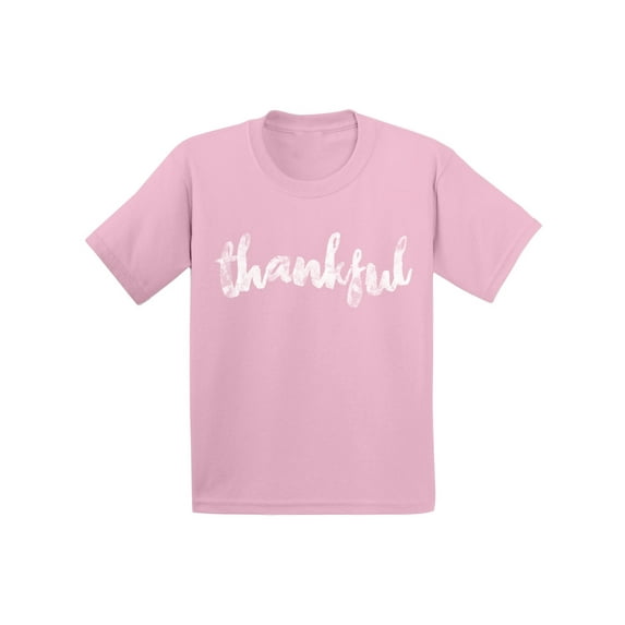 Awkward Styles Thanksgiving T-Shirt Thankful Toddler Shirt