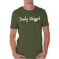 thumbnail image 1 of Awkward Styles Thanksgiving T-Shirt Truly Blessed Shirts for Men, 1 of 4