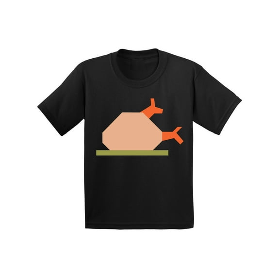 Awkward Styles Thanksgiving T-Shirt Turkey Dinner Baby Shirt