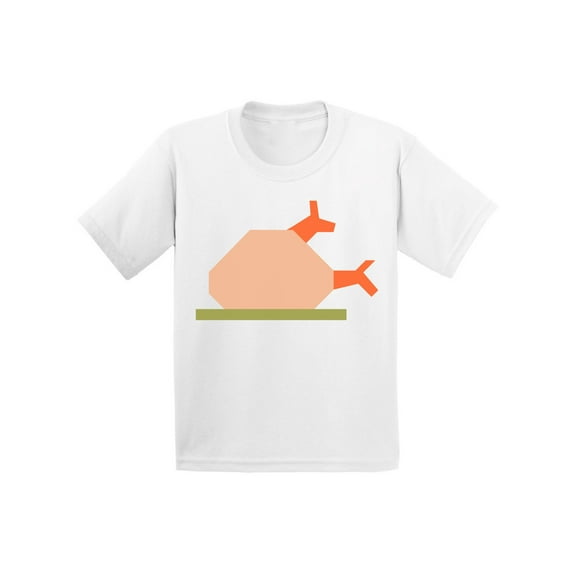 Awkward Styles Thanksgiving T-Shirt Turkey Dinner Kids T Shirts