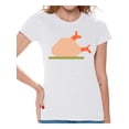 thumbnail image 1 of Awkward Styles Thanksgiving T-Shirt Turkey Dinner Shirts for Women, 1 of 4