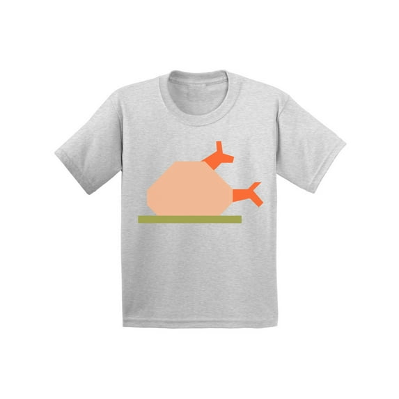 Awkward Styles Thanksgiving T-Shirt Turkey Dinner Toddler Shirt