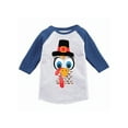 thumbnail image 1 of Awkward Styles Thanksgiving T-Shirt Turkey Face Toddler Raglan Shirt, 1 of 4