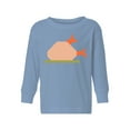 thumbnail image 1 of Awkward Styles Thanksgiving Toddler Long Sleeve Shirt Turkey Dinner Kids T-Shirt, 1 of 5