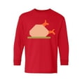 thumbnail image 1 of Awkward Styles Thanksgiving Youth Sweatshirt Turkey Dinner Crewneck Tee for Kids, 1 of 5