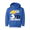 thumbnail image 1 of Awkward Styles Third Birthday Boy Toddler Hoodie Boys 3rd Birthday It's My Third B-day Hooded Sweatshirt for Kids Cute Builder Birthday Shirt 3 Years Old Looks Like, 1 of 4