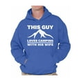 thumbnail image 1 of Awkward Styles This Guy Loves Camping with His Wife Sweatshirt for Men Camper Hoodie for Men I Love Camping Hoodie for Women Camping Clothes Camping Accessories Sweatshirt Campers Hoodie for Camper, 1 of 4