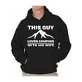 thumbnail image 1 of Awkward Styles This Guy Loves Camping with His Wife Sweatshirt for Men Camper Hoodie for Men I Love Camping Hoodie for Women Camping Clothes Camping Accessories Sweatshirt Campers Hoodie for Camper, 1 of 4