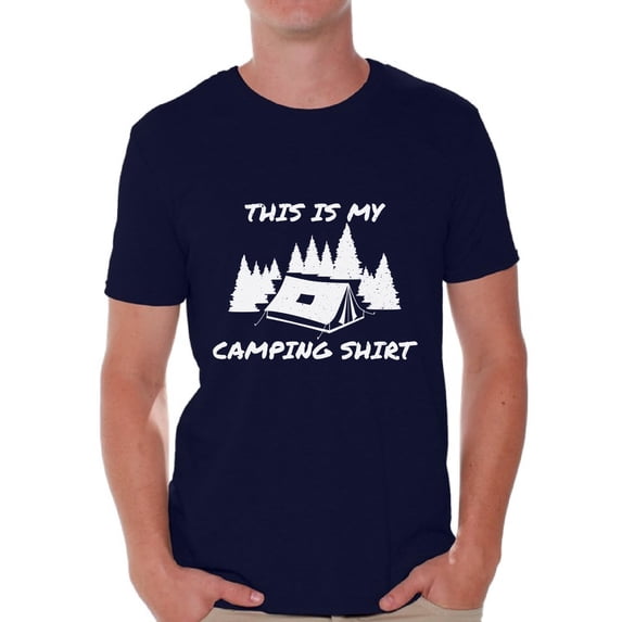Awkward Styles This is My Camping Shirt Cute Camp Shirts for Men Camping Accessories Camp Clothes for Him I Like Camping Shirt for Boyfriend Camping Lovers Gifts Camping T-Shirt for Men