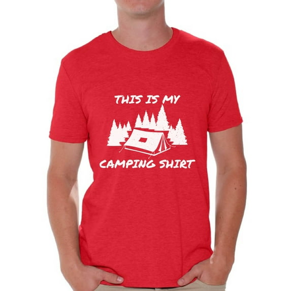 Awkward Styles This is My Camping Shirt Cute Camp Shirts for Men Camping Accessories Camp Clothes for Him I Like Camping Shirt for Boyfriend Camping Lovers Gifts Camping T-Shirt for Men