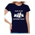 thumbnail image 1 of Awkward Styles This is My Camping Shirt for Ladies Camping Clothing for Girlfriend Funny Camper's T-Shirt Camping Clothes Collection Nature Lovers Gifts Camping Accessories Camp Clothes for Her, 1 of 4