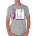 thumbnail image 1 of Awkward Styles Time to Find a Cure T Shirt Alzheimers Mens Shirts Endalz Clothes for Men Alzheimer T-Shirt Alzheimers Tshirt for Men Endalz Gifts Endalz Shirts Alzheimers Clothing Collection for Men, 1 of 4