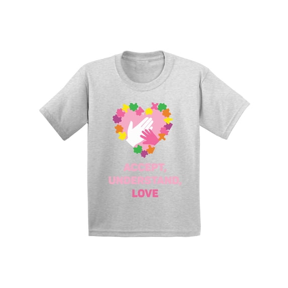 Awkward Styles Toddler Autism Awareness T shirt Accept Understand Love Autism Shirt Toddler Boy Autism Awareness Tshirt for Toddler Girl Autistic Pride Outfit Autism Puzzle Shirts for Kids