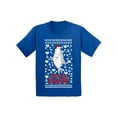 thumbnail image 1 of Awkward Styles Toddler Christmas Shirt for Toddler Boys Christmas Shirt for Toddler Girls Shark in Hat T-Shirt, 1 of 4