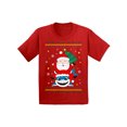 thumbnail image 1 of Awkward Styles Toddler Christmas Shirt for Toddler Girls Christmas Shirt for Toddler Boys Santa with Shark T-Shirt, 1 of 4