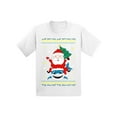 thumbnail image 1 of Awkward Styles Toddler Christmas Shirt for Toddler Girls Christmas Shirt for Toddler Boys Santa with Shark T-Shirt, 1 of 4