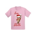 thumbnail image 1 of Awkward Styles Toddler Christmas Shirt for Toddler Girls Christmas Shirt for Toddler Boys Son Sloth T-Shirt, 1 of 4