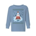 thumbnail image 1 of Awkward Styles Toddler Christmas Sweater Long Sleeve Toddler Christmas Shirt for Boys Girls Santa in Shark Sweater, 1 of 4