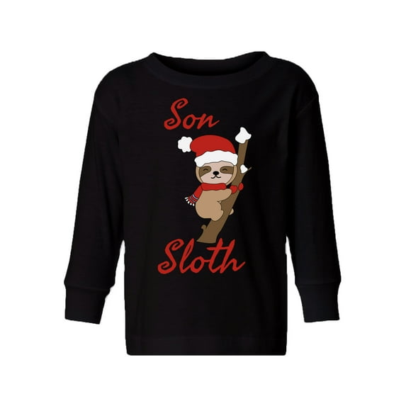 Awkward Styles Toddler Christmas Sweater Long Sleeve Toddler Christmas Shirt for Girls Boys Son Sloth Sweater